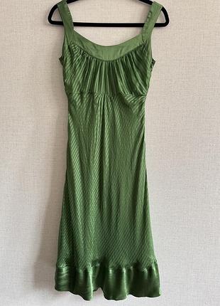 Сукня шовк massimo dutti