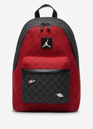 Рюкзак унісекс air jordan monogram red/black ma0758-h15 оригінал