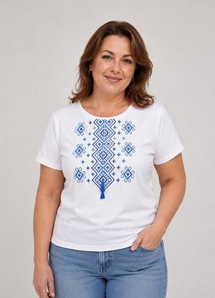 Жіноча вишита футболка,2xl-3xl