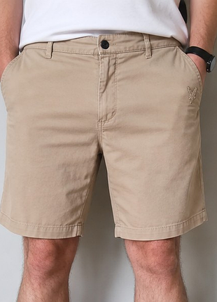 Чоловічі шорти lyle & scott w38 xxl бежеві chino бавовна оригінал
