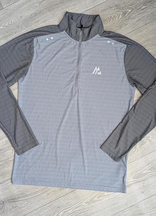 Спортивный кофта/лонгслив на молнии (1/4 zip) montirex