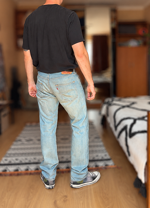 Чоловічі джинси levi's 501 w34 l32 original fit