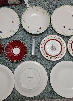 Фарфоровая тарелка блюдо villeroy boch германия