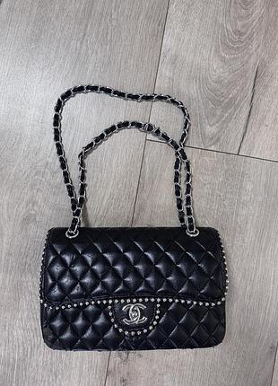 Сумка чорна жіноча chanel