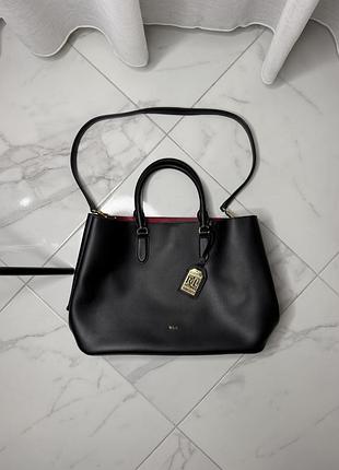 Стильна шкіряна сумка lauren ralph lauren (r·l·l)