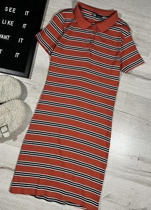 Сукня поло в смужку zara