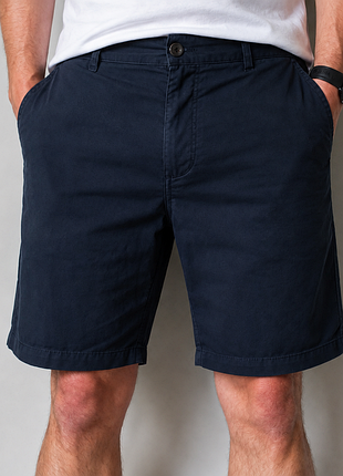 Чоловічі шорти lyle & scott w36 l 52 темно-сині chino бавовна оригінал