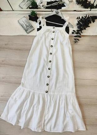 Білий бавовняний сарафан primark p xs