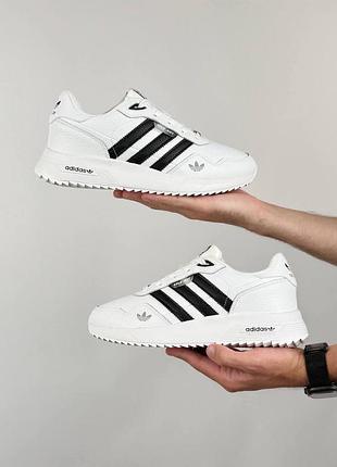 Мужские кроссовки adidas retropy white black