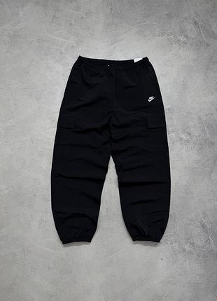 Нейлоновые карго брюки nike