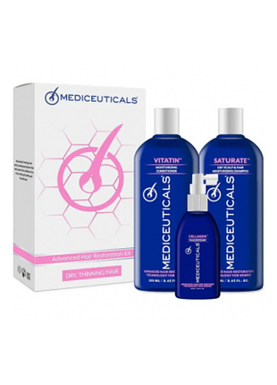 Набор для стимулирования роста волос для женщин mediceuticals hair restoration kit for women (dry)