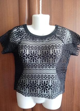 Ажурна футболка.мінімальне замовлення — 150 грн.