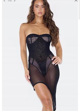 🖤 неймовірно ефектна сукня-боді від pretty little thing 🖤😍