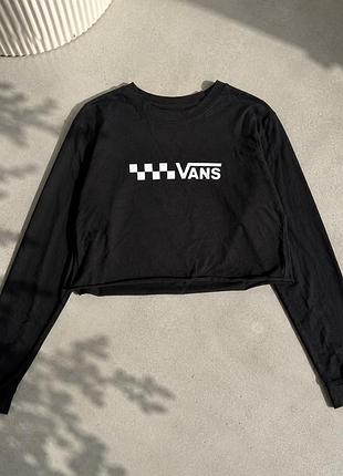Лонгслів vans чорний s-m