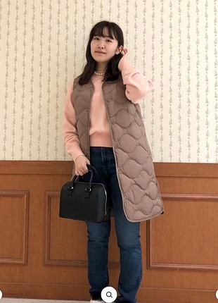 Жилет ультралайт пуховик довгий uniqlojapan