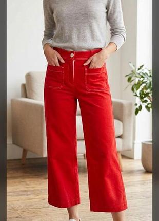 Коттоновые брюки женские zara укороченные xs