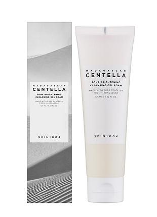 Гель-пінка для обличчя очисна skin1004 madagascar centella tone brightening cleansing gel foam 125ml
