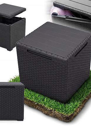 Садовий ящик keter vigo storage box, графітовий