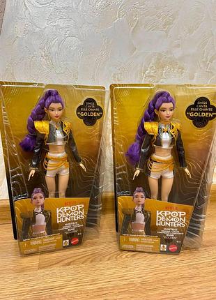 Лялька mattel kpop demon hunters huntr/x rumi “golden” singing doll