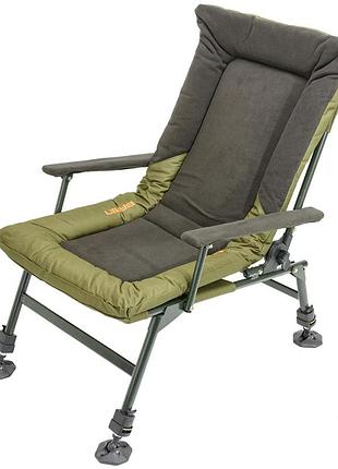 Кресло карповое brain recliner fleece comfort
