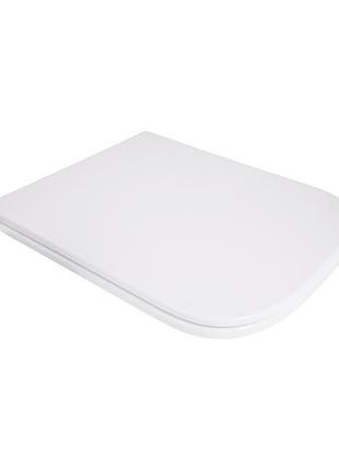 Сиденье для унитаза qtap (cardinal 620), white, с микролифтом slim duroplast, quick release qtsc179w50766