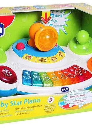 Музична іграшка chicco baby star ріапо, музичний центр