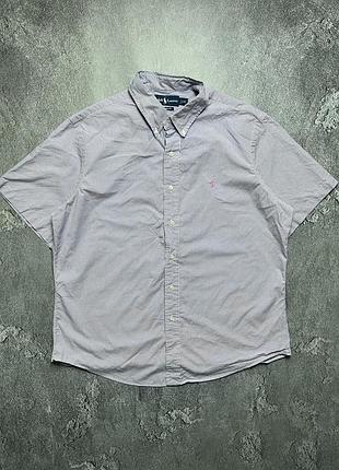 Vintage винтажная рубашка polo ralph lauren поло ральф лаурен big pony old money олд мани size xl размер хл
