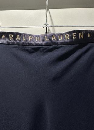 Ralph lauren vintage silk look maxi skirt made in italy xs