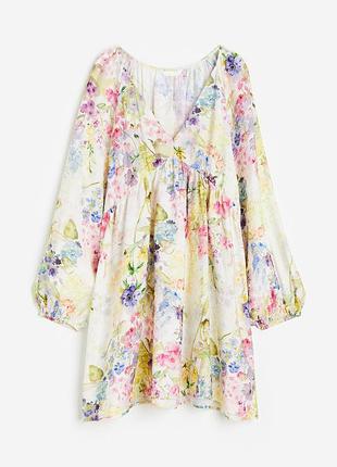 Легкое платье в цветочный принт от h&amp;m