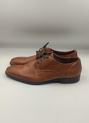 Класичні чоловічі туфлі дербі pier one / zalando (розмір 42)