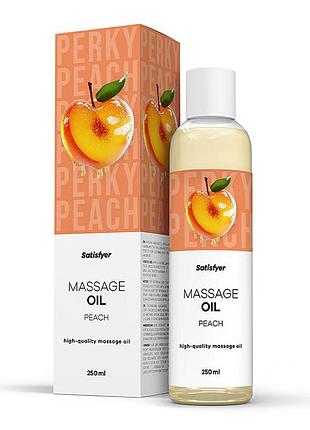 Распродажа!!! массажное масло satisfyer massage oil peach 250 мл (срок 30.04.2027)