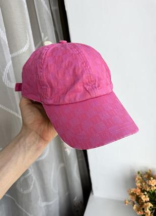 Жіноча кепка вінтажна бейсболка sisley monogram print не глибока 52-56 см оригінал вінтаж vintage italian fashion sisley