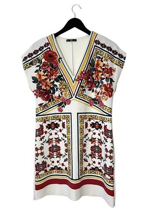 Коротка сукня з етничним малюнком zara