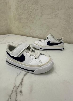 Дитячі кросівки на липучках nike court legacy оригінал