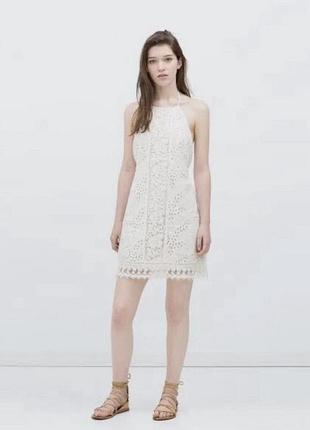 Сукня прошва мереживом zara