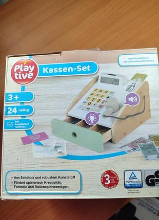 Игрушка деревянная касса от play tive