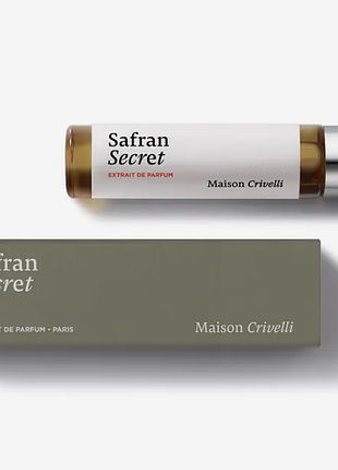Maison crivelli safran secret extrait de parfum экстракт парфюма, 5 мл
