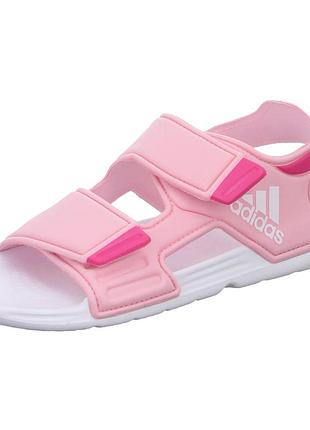 Дитячі босоніжки для дівчинки adidas altaswim рожеві 33, 30,5 (4065418600361)