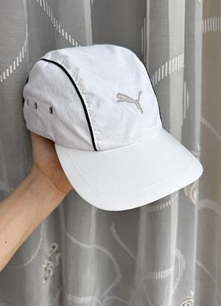 Вінтажна спортивна кепка бейсболка puma оригінал вінтаж не глибока 54-58 літня бейсболка puma skate ferrari racing