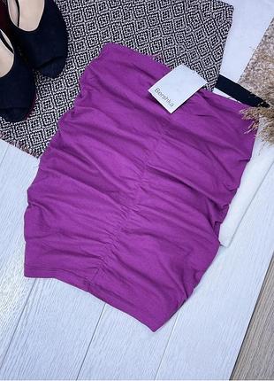 Новий літній топ bershka xs s бавовняний топ бандо