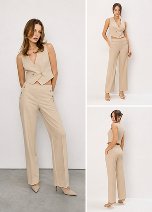 Костюм из жилетка брюки бренд mohito 32р xs-s