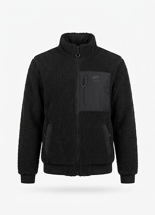 Куртка тедді шерпа з манжетами stwd pull&bear
