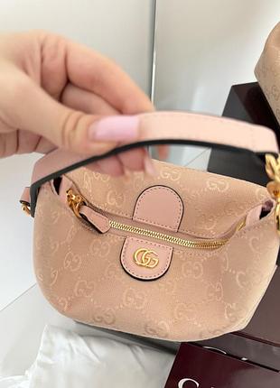 Сумка жіночка gucci vanity маленька тканинна