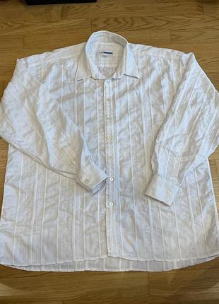 Мужская белая рубашка aygen collection, xxl