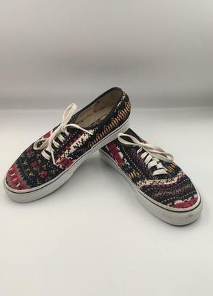 Текстильні кеди vans authentic в етно-стилі, розмір 39