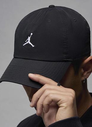 Кепка унісекс air jordan club cap us cb jumpman black fd5185-010 бейсболка jordan чорна черная кепка nike jordan