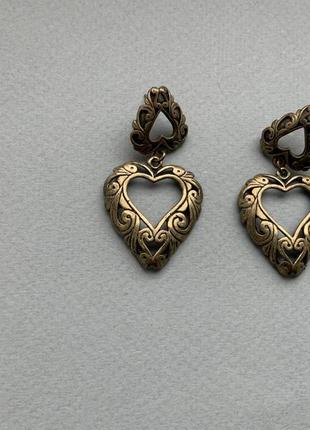 Серьги под винтаж бижутерия сша
