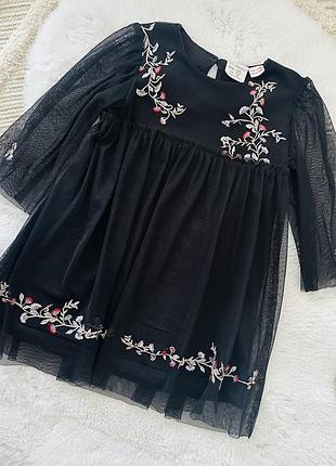 Плаття zara з вишивкою