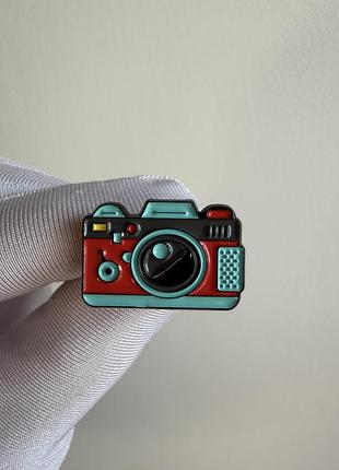 Пін значок металевий брошка фотоапарат ретро – емалевий значок для фотографа, вінтажна камера
