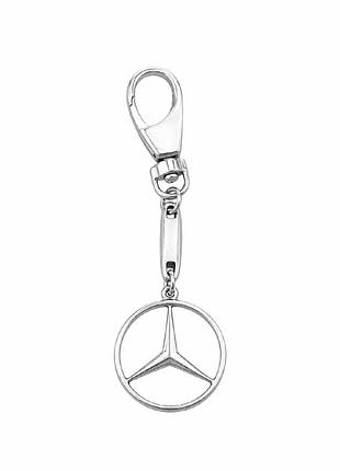 Срібний брелок mercedes (мерседес) (9003)